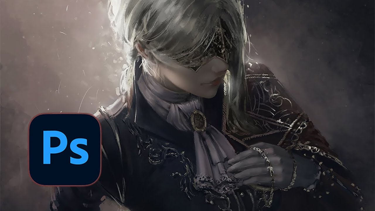 Digital painting timelapse - Duchess Elden Ring Nightreign