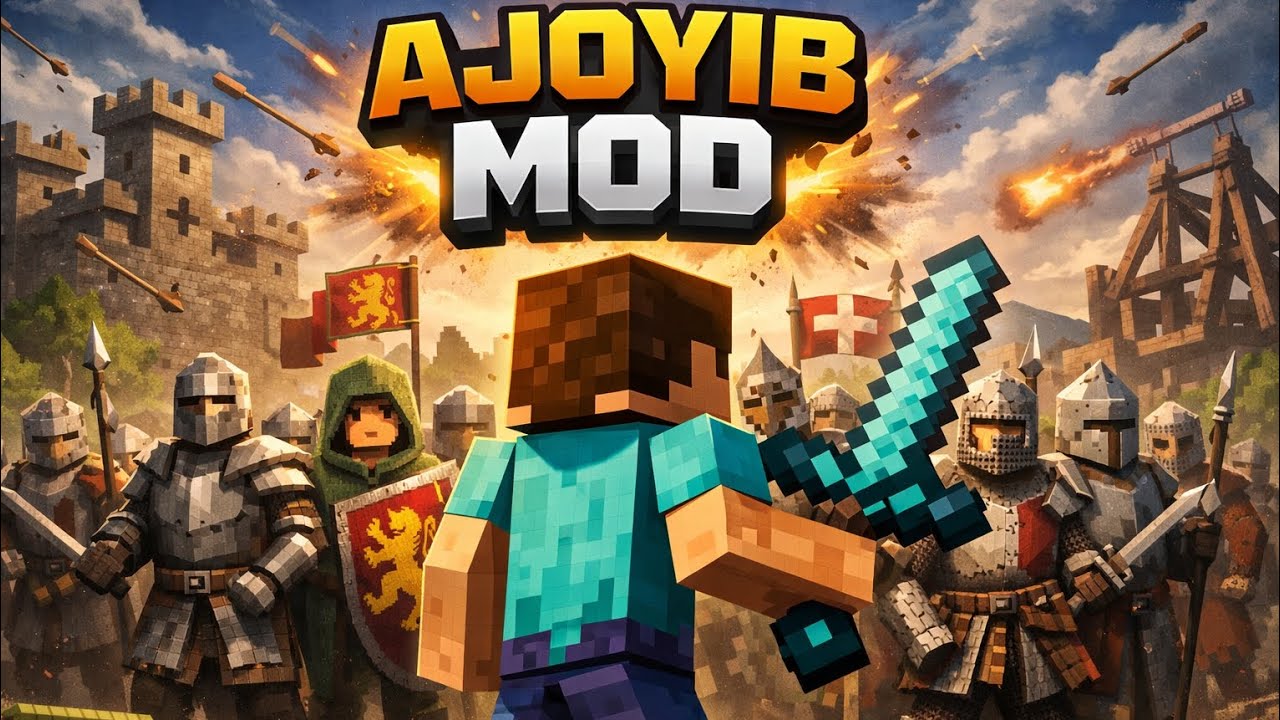 MINECRAFT AJOYIB MOD GAMEPLAY #1 - YouTube