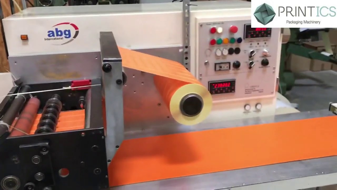 VIDEO PRINTICS U38870720 ABG OMEGA 410 DIE CUTTER FOR LABELS YouTube