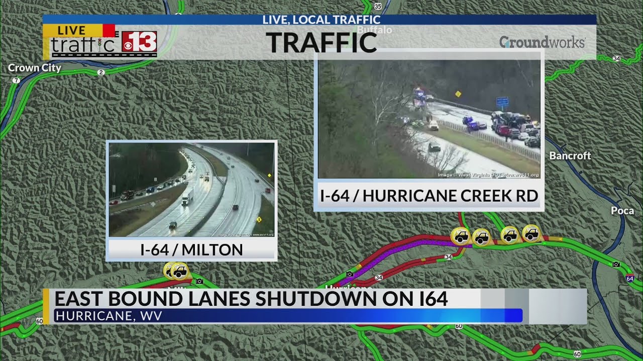 Fatal crash, car fire shuts down part of I64 in Putnam County