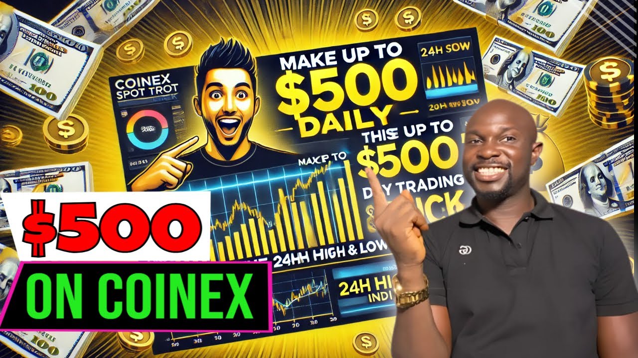 Make Up to $500 Daily with This Coinex Spot Day Trading Trick Using the 24H High & Low Indicator!