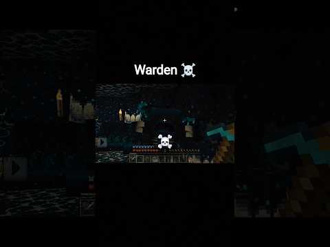 Warden ☠️ #shorts #youtubeshorts #trending #minecraft