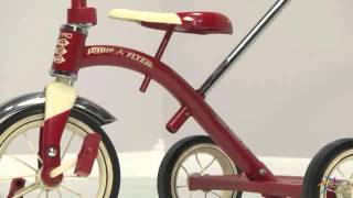 Radio Flyer Classic Tricycle Red with Push Handle - 10 in