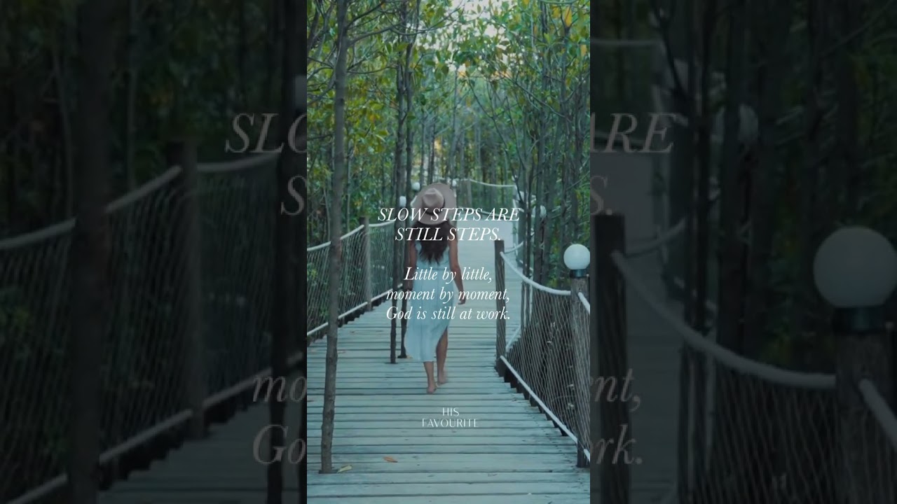 He is patient with your becoming. 🌸