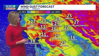 NorCal forecast: Breezy, cool with a chance for showers Friday