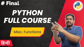 Map, Filter, and Zip Function: Python Full Course in Hindi 2023 | Tuffle