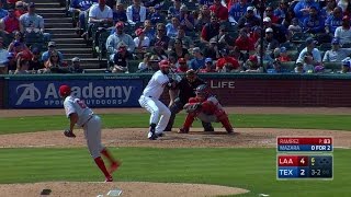LAA@TEX: Ramirez fans Mazara for his ninth K