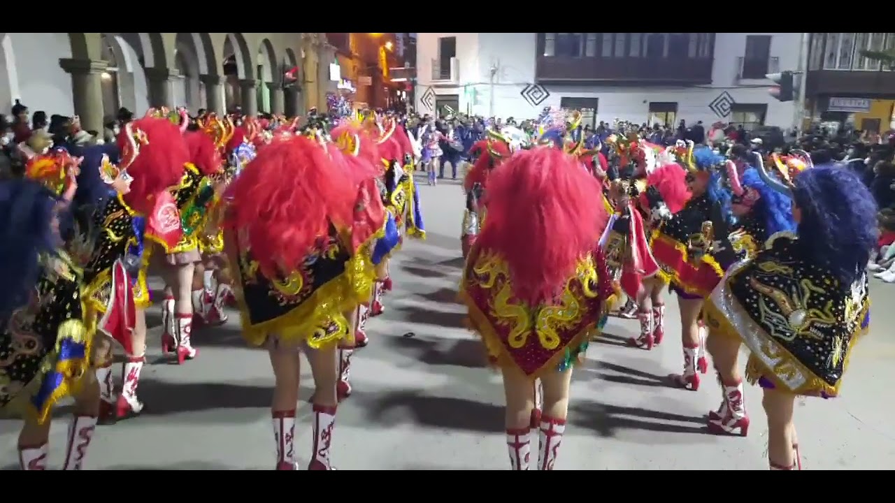 Diablada Ferroviaria plaza 10 de febrero  DIABLADAZO  100 % BOLIVIANA