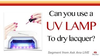 [Bliss Kiss] Can you use gel UV lamps to dry traditional polish?