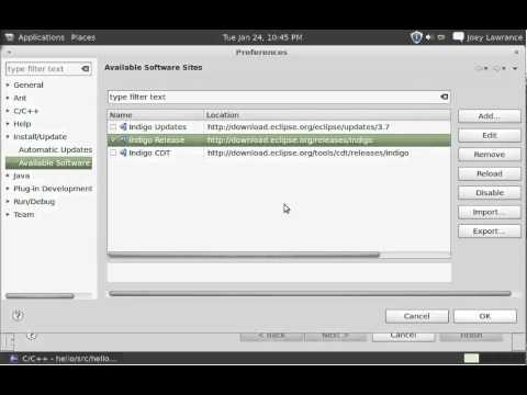 Install Eclipse Git in Linux Mint