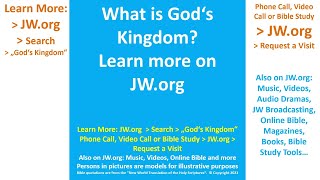 Info about God's Kingdom on JW org from Jehovah's Witnesses