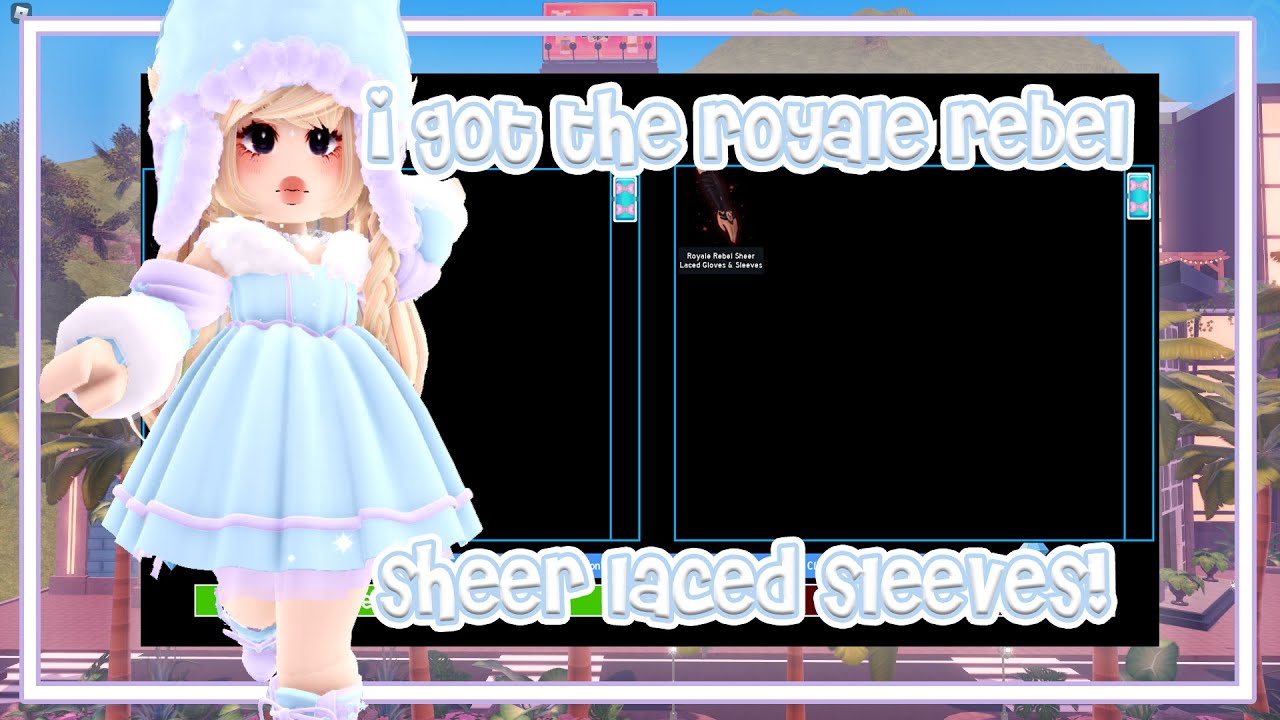 LOOKING FOR ROYALE REBEL SHEER LACED SLEEVES 💘 Royale High YouTube