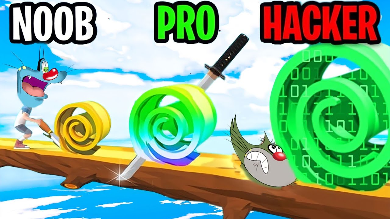 OGGY MAKE WORLD BIGGEST ROLL IN SPIRAL ROLL WITH JACK || HINDI GAMEPLAY