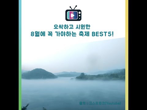 오싹하고 시원한 8월에 꼭 가야하는 축제 BEST 5