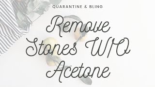 Remove Rhinestones w/o Acetone