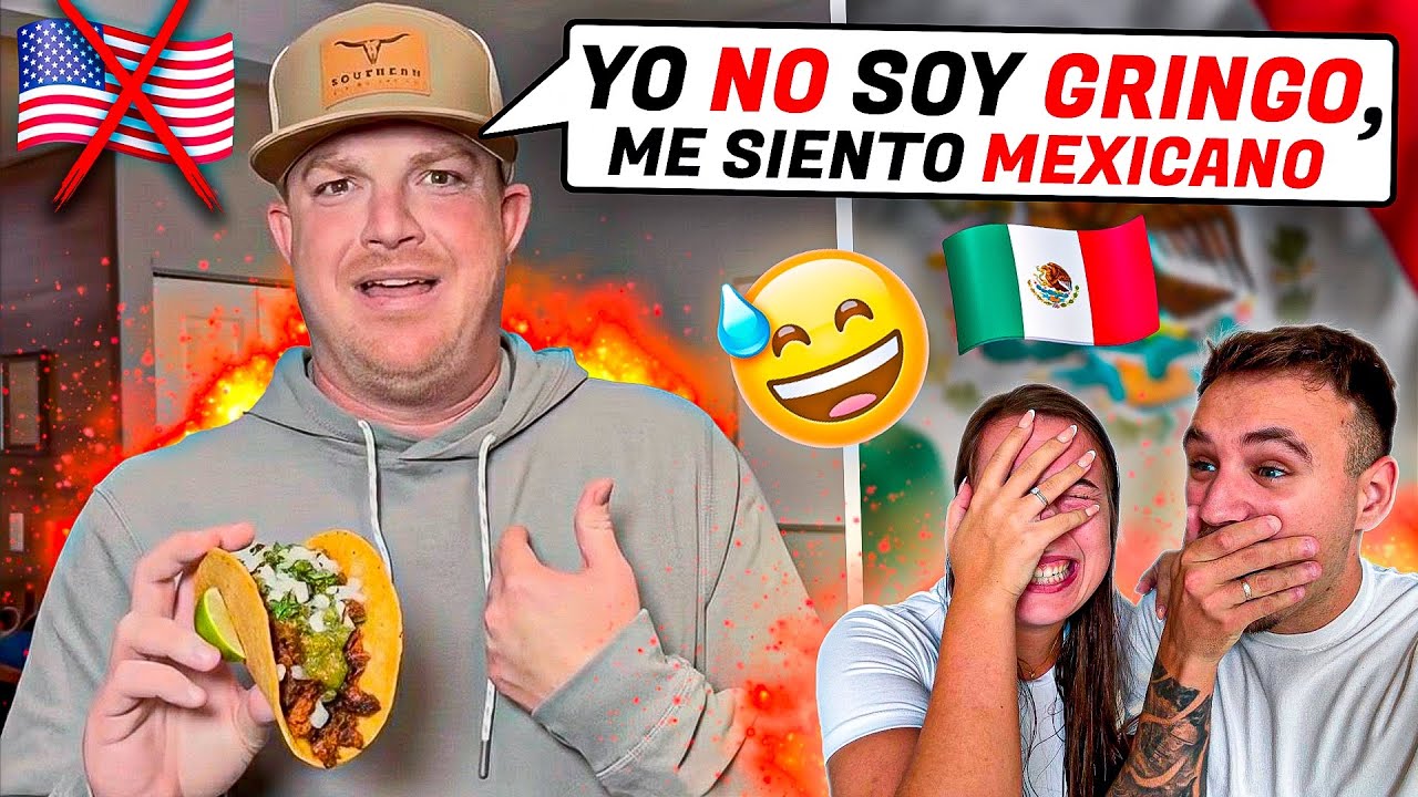 GRINGO PREFIERE MÉXICO ANTES QUE SU PROPIO PAÍS 🇲🇽😱 **me siento mexicano**
