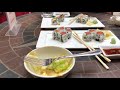 Triple challenge vlog 3  sushi  european wax center sushi wax