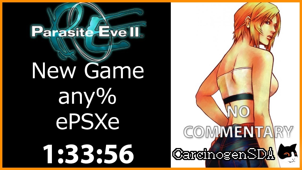 Parasite Eve 2 Nightmare Mode 100% Kills Speedrun in 4:57:57