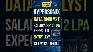 Check out video for more https://hypersonix.applytojob.com/apply/rMrBwvNSQV/Junior-Data-Analyst