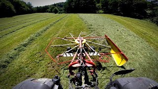 Raking for silage - 3rd cut