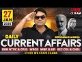 Daily Current Affairs : 27nd Jan, 2026 | For WBCS &amp; Other Exams | WBPSC Wallah