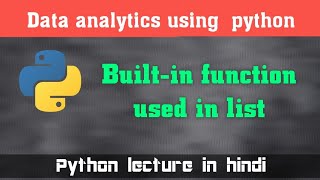 Built-in function in List(hindi/urdu)