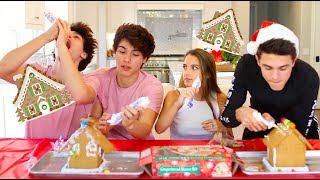 Gingerbread House Challenge!! (Me and Brent vs. Twins)