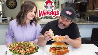 ULTIMATE WENDY’S JALAPEÑO POPPERS CHICKEN SANDWICH TASTE TEST | Trying Wendy's NEW MENU ITEMS