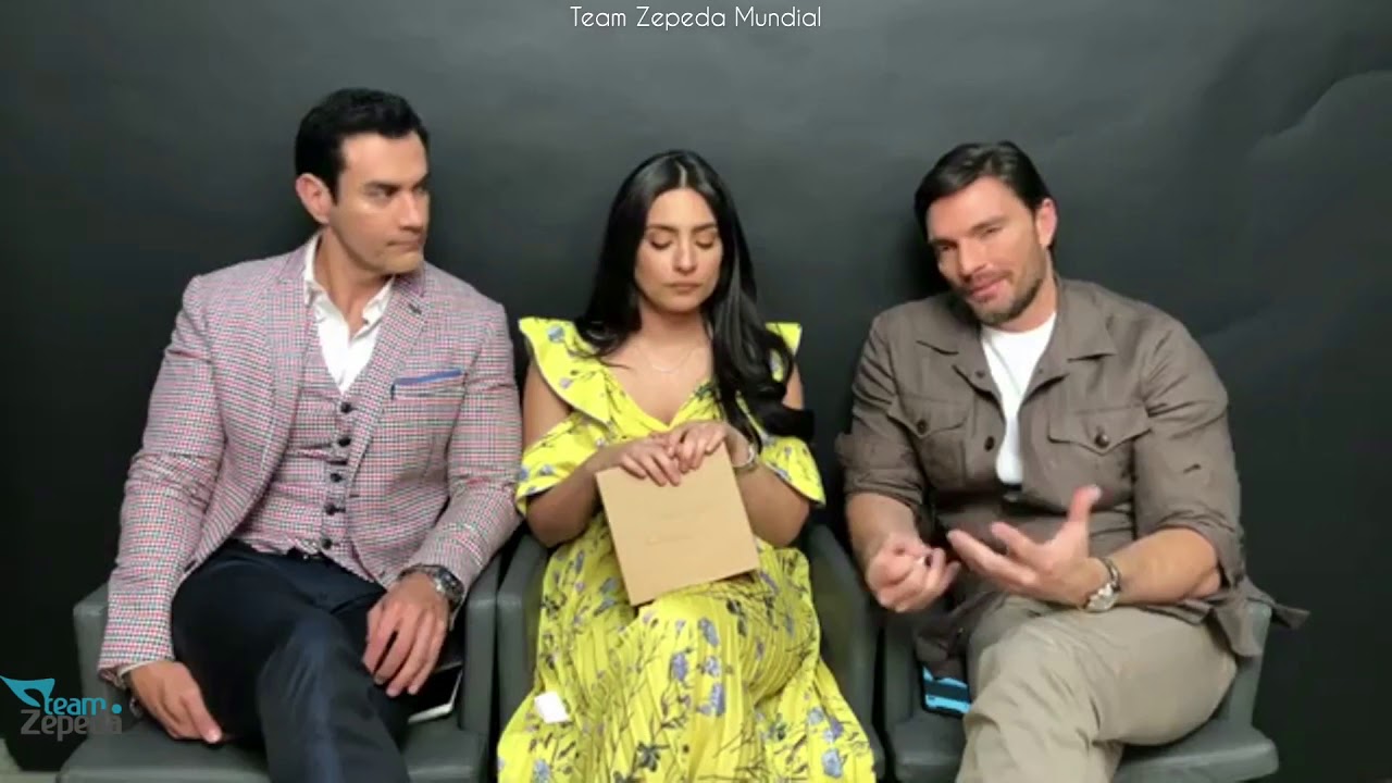 David Zepeda, Ana Brenda y Julián Gil en FB Live promocionando “Por Amar Sin Ley”