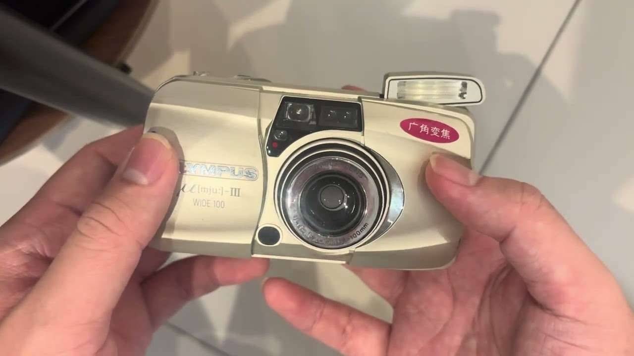 Olympus mju iii zoom wide 100 - YouTube