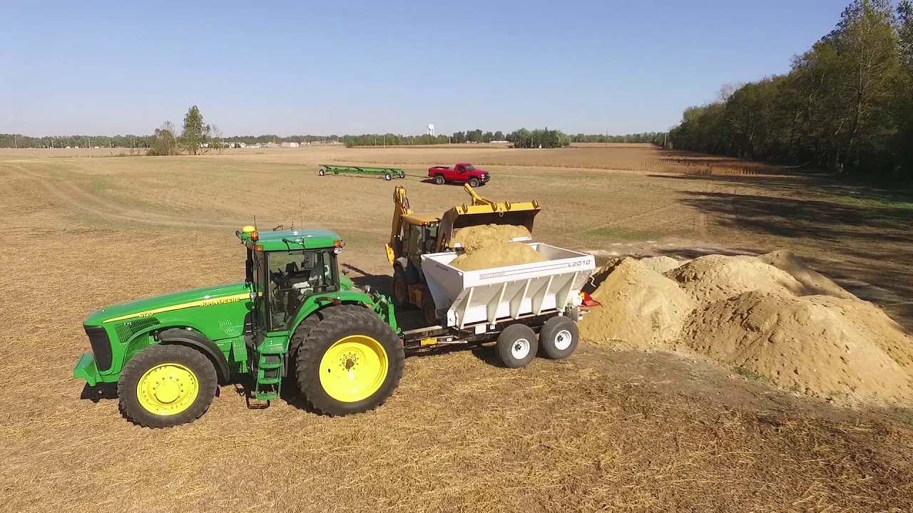 Harvesting the millrace field