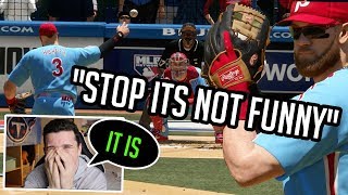 What's up guys and welcome back to another video today we will be
doing an mlb the show 19 where i play a washington nationals fan use
ph...