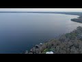 Lake Louisa in Clermont Florida Evening Flight