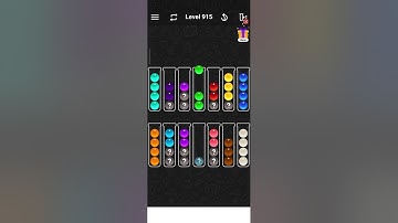 Level 915 of Ball Sort Color Puzzle