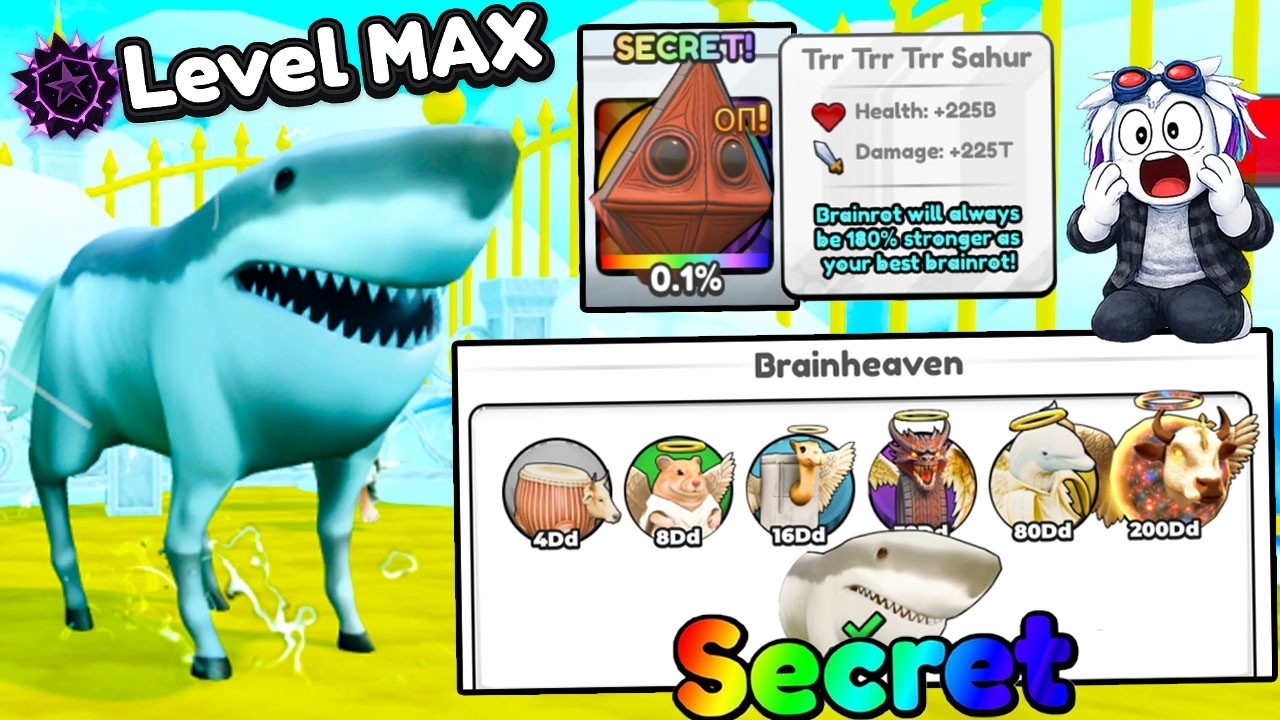 ПОЛУЧИЛ МАКСИМАЛЬНУЮ ЭВОЛЮЦИЮ Squalo Cavallo и Trr Trr Trr Sahur в Brainrot Evolution!