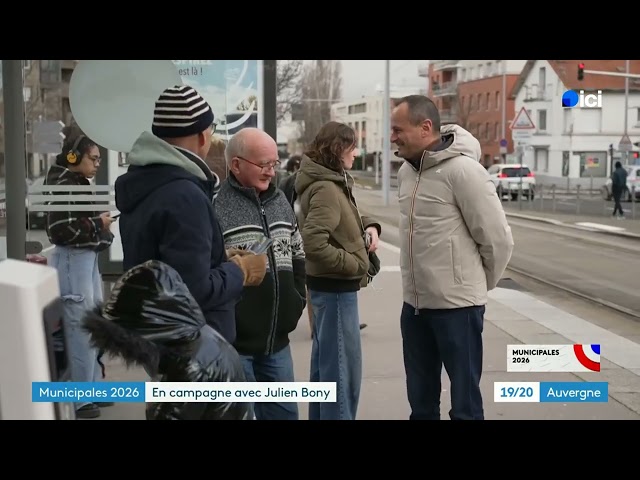 JT France 3 du 26 02 2026 - Présentation municipale 2026 Julien Bony #clermontferrand