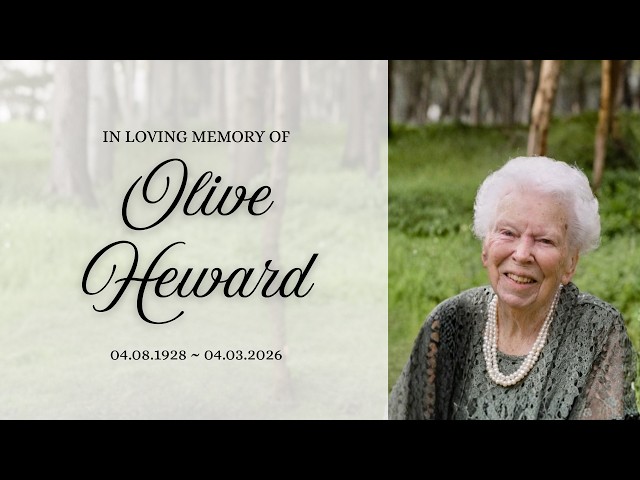 Olive Heward Funeral