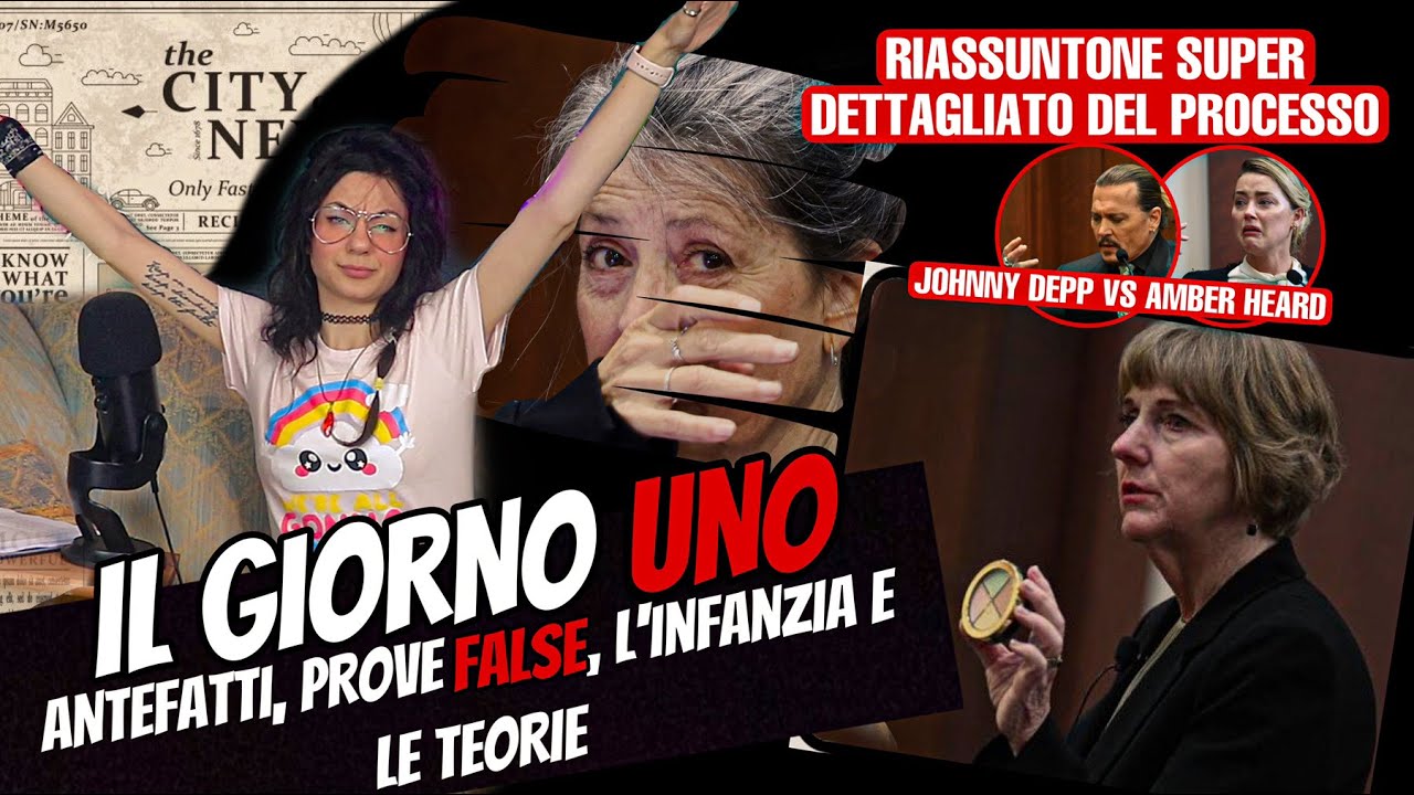 IL PROCESSO DI JOHNNY CONTRO AMBER HEARD: L'INIZIO COL BOTTO.
