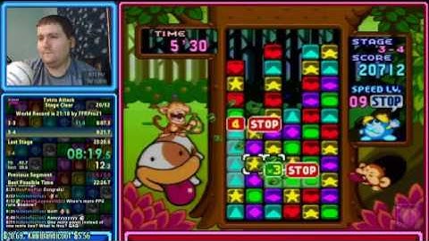 [Speedrun] Tetris Attack - Stage Clear in 22:53 RTA, 16:00 IGT