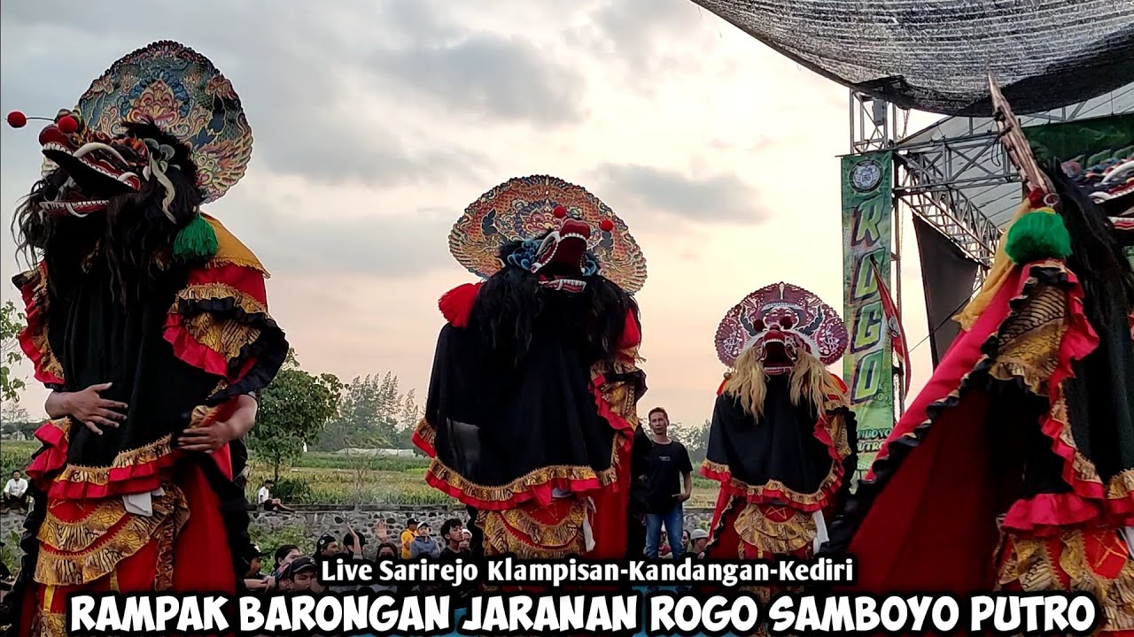Rampak Barongan Jaranan ROGO SAMBOYO PUTRO Live Sarirejo Klampisan Kandangan Kediri