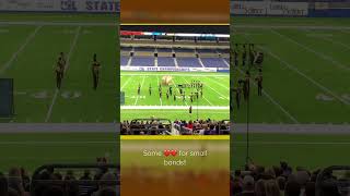 Large bands get the attention, but there are some really great small marching bands out there! Large bands get the attention, but there are some really great small marching bands out there!