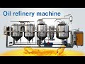 High grade cooking oil refinery machine for small scale oil plant  palm oil refinery machine