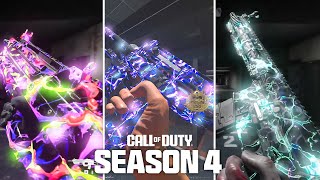 ALL 25+ Season 4 FREE Animated Camos EARLY GAMEPLAY Showcase!  Modern Warfare 3