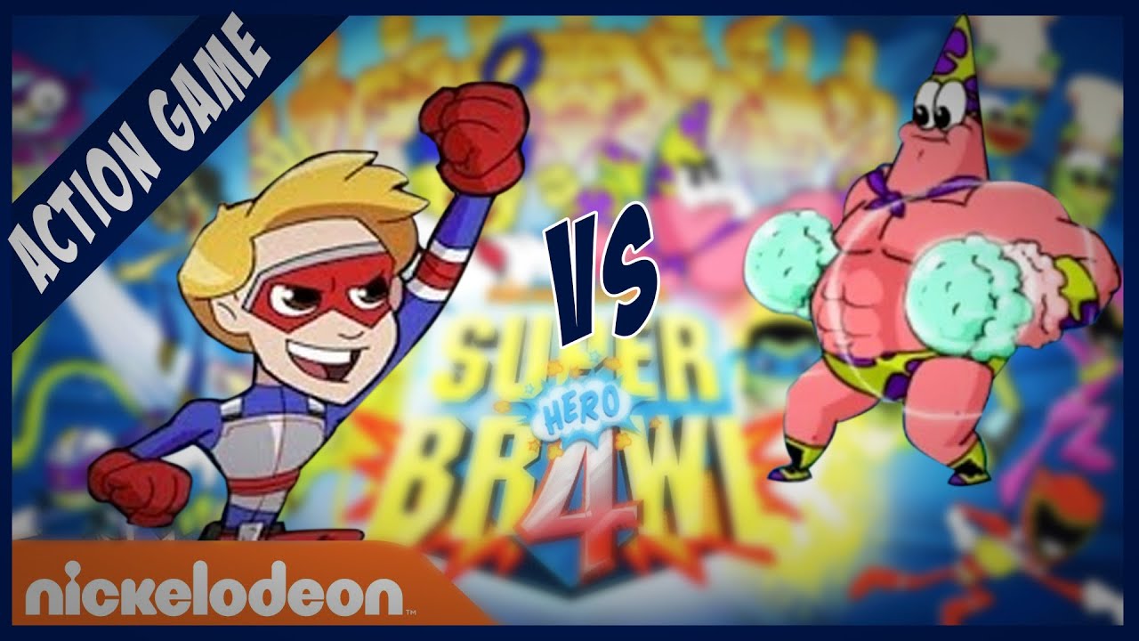 Henry Danger vs Patrick Super Brawl 4 - Nickelodeon Games