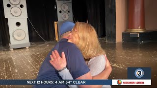 Alex and his mother roll back clock for Local Night