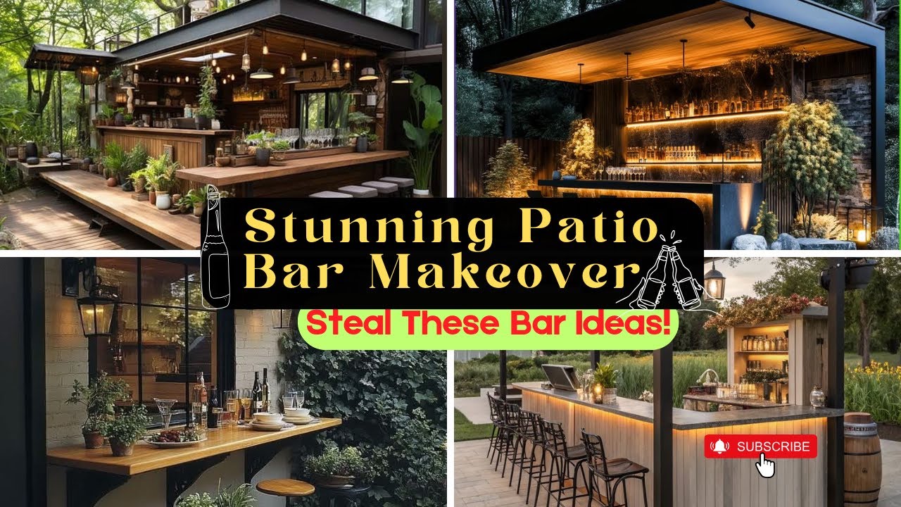 Более 100 идей для патио-бара, которые превратят ваше открытое пространство в оазис на заднем дво...