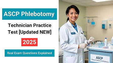 ASCP Phlebotomy Technician Practice Test 2025 [Updated NEW] Real Exam Questions & Answers Explained