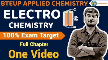 Electrochemistry Full Chapter | Redox, Cells, Batteries & Corrosion | BTEUP Exam 2025