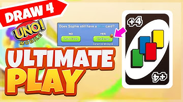 Ultimate Beginners Guide for Draw 4 (+4 Wild ) Win Challenge Everytime | UNO! Mobile