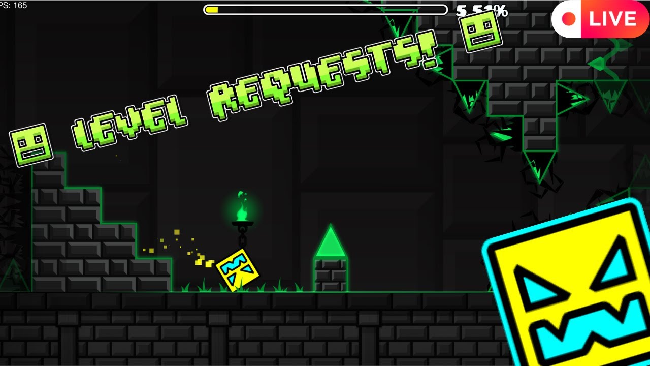 [LIVE🔴] GD LEVEL REQUESTS! - YouTube